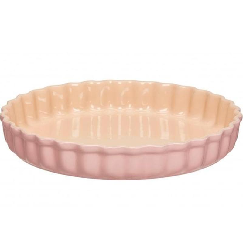 Форма рифленая для выпечки 28 см (для тартов), Розовый Le Creuset 91015928401100 - фото #0, Technodom.kz
