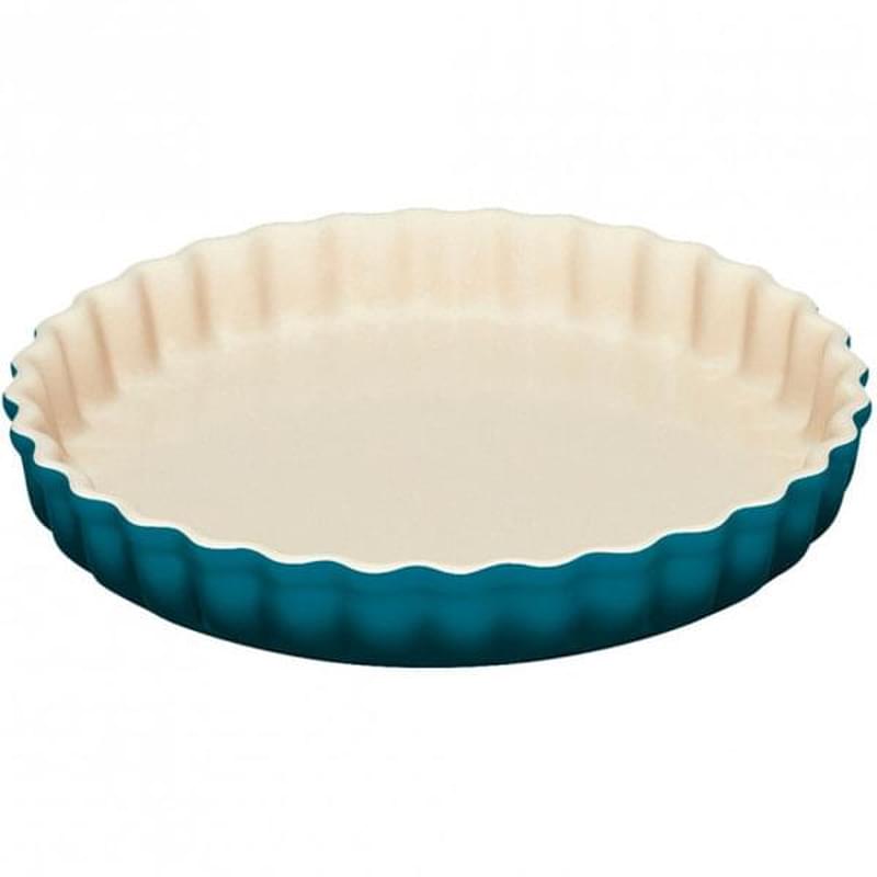 Форма рифленая для выпечки 28 см (для тартов), Лазурь Le Creuset 91015928642100 - фото #0, Technodom.kz