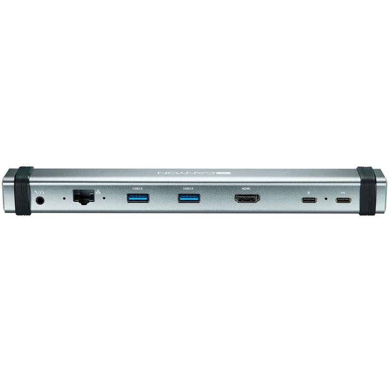 Мультипортовая док-станция Сanyon, 6-в-1 USB Type C PD (60W), Черно-серый (CNS-TDS06DG) - фото #0, Technodom.kz
