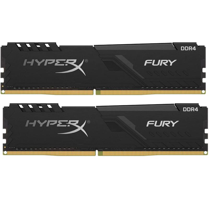 Оперативная память DDR4 DIMM 32GB(16GBx2)/3200MHz PC-25600 Kingston HyperX Fury (HX432C16FB3K2/32) - фото #0, Technodom.kz