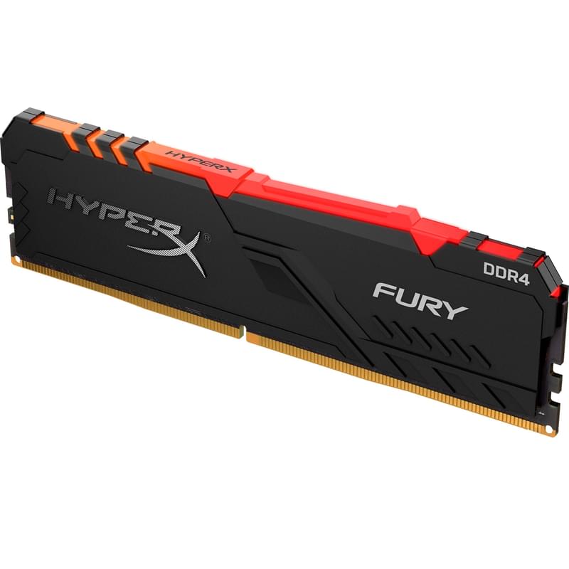 Оперативная память DDR4 DIMM 32GB(16GBx2)/3200MHz Kingston HyperX Fury RGB (HX432C16FB3AK2/32) - фото #2, Technodom.kz