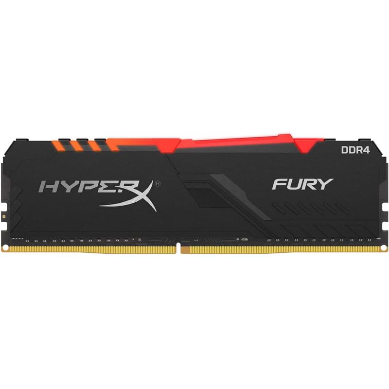 Оперативная память DDR4 DIMM 16GB/2666MHz PC4-21300 Kingston HyperX Fury RGB (HX426C16FB3A/16) - фото #0, Technodom.kz