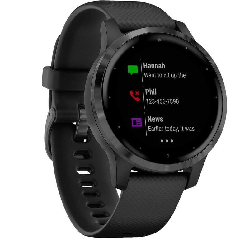 Смарт-часы Garmin Smart Watch Vivoactive 4S Black Slate - фото #2, Technodom.kz