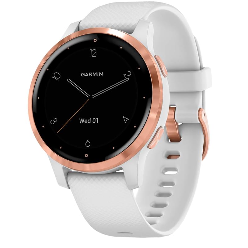 Смарт-часы Garmin Smart Watch Vivoactive 4S White Rose Gold - фото #0, Technodom.kz