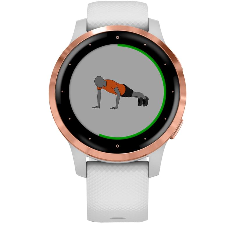 Смарт-часы Garmin Smart Watch Vivoactive 4S White Rose Gold - фото #6, Technodom.kz