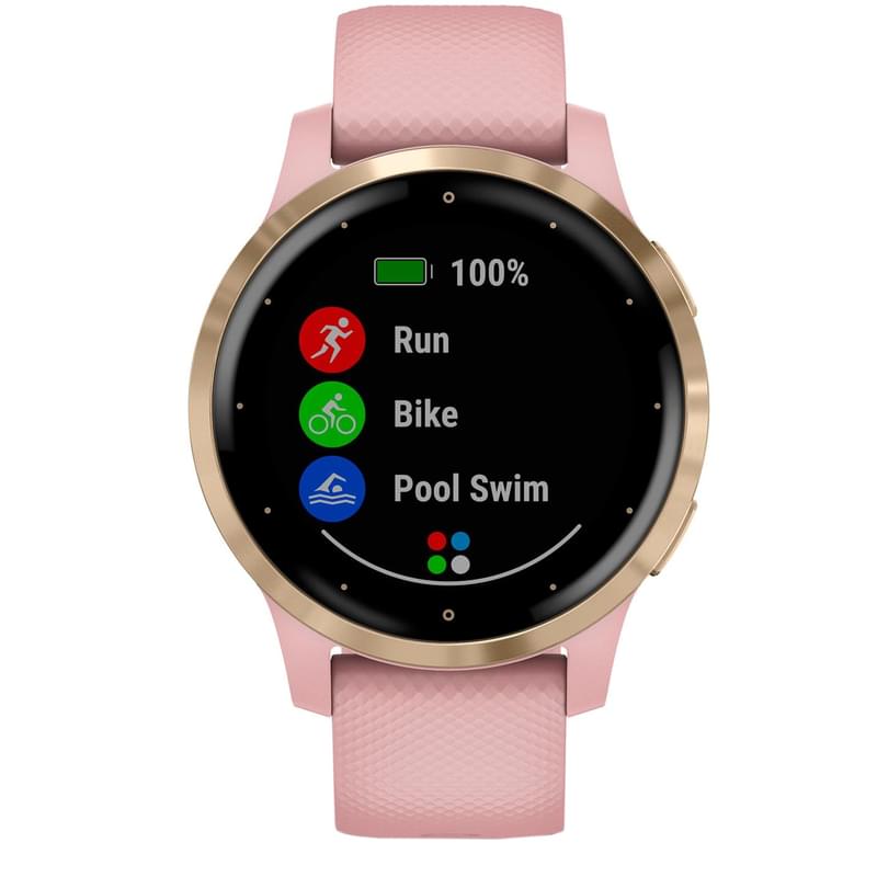 Смарт-часы Garmin Smart Watch Vivoactive 4S Dust Rose Light Gold - фото #5, Technodom.kz