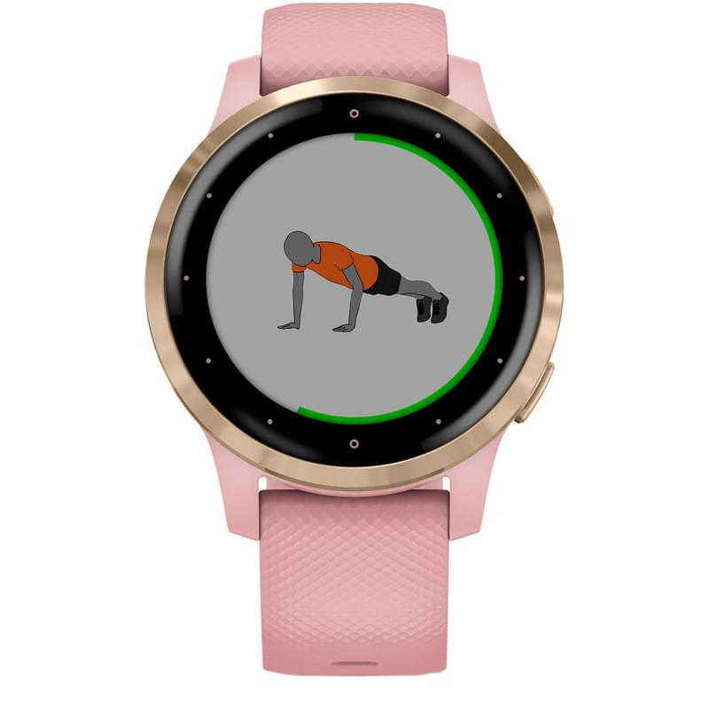 Смарт-часы Garmin Smart Watch Vivoactive 4S Dust Rose Light Gold - фото #6, Technodom.kz