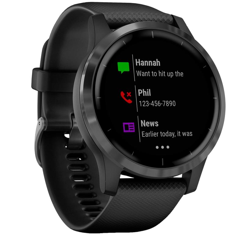 Смарт-часы Garmin Smart Watch Vivoactive 4 Black Slate - фото #2, Technodom.kz Смарт-часы Garmin Smart Watch Vivoactive 4 Black Slate - фото #2, Technodom.kz