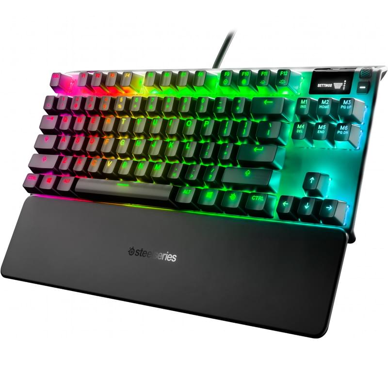 Клавиатура игровая проводная USB SteelSeries Apex PRO TKL RGB, OmniPoint Switch - фото #2, Technodom.kz