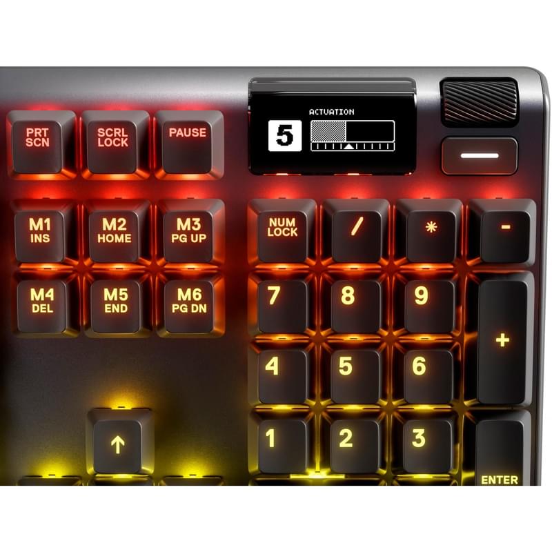 Клавиатура игровая проводная USB SteelSeries Apex PRO TKL RGB, OmniPoint Switch - фото #7, Technodom.kz