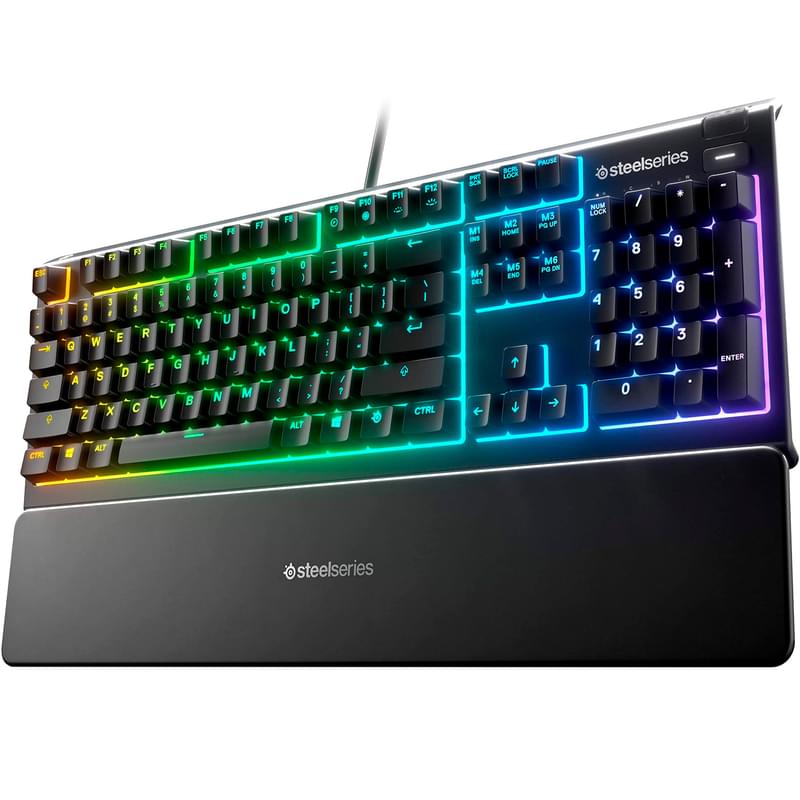 Клавиатура игровая проводная USB SteelSeries Apex 3 RGB - фото #1, Technodom.kz