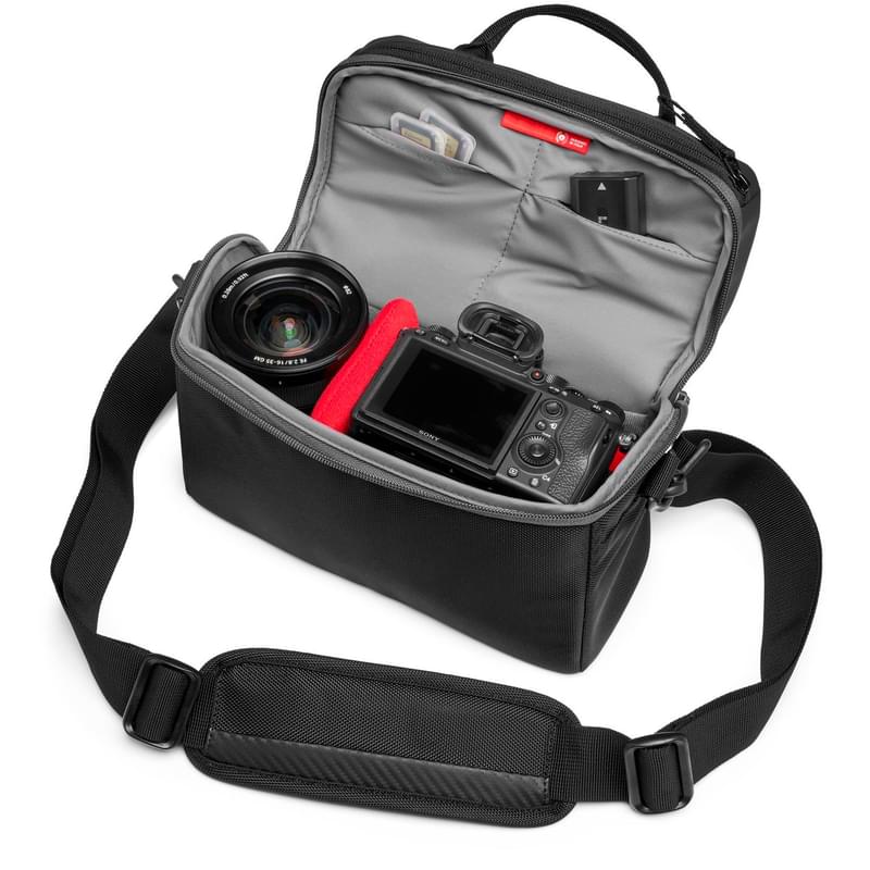 Сумка плечевая для фото/видео DSLR/CSC Manfrotto Advanced2 M, Black - фото #4, Technodom.kz
