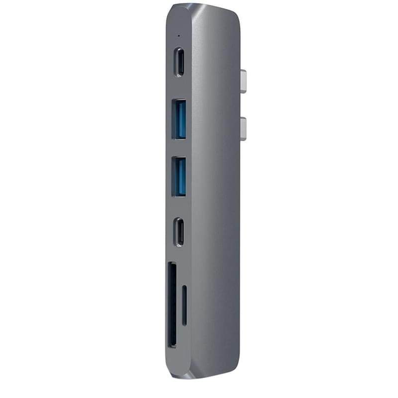 USB-хаб Satechi для Macbook Pro, HDMI, Thunderbolt 3, Type-C PD (87W), 2*USB 3.0, Серый (ST-CMBPM) - фото #0, Technodom.kz