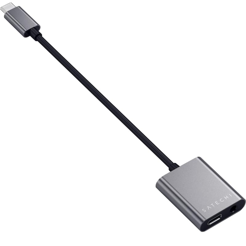 Адаптер Satechi, USB Type-C - 1*Type-C PD (87W), 1*3,5 мм для наушников (ST-TCACAM) - фото #5, Technodom.kz