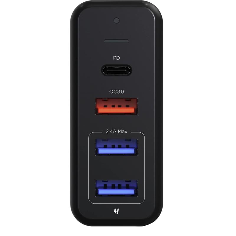 Сетевое зарядное устройство 3*USB QC 3.0, 1*USB Type-C 3A PD (60W), Satechi, Серый (ST-MCTCAM) - фото #2, Technodom.kz