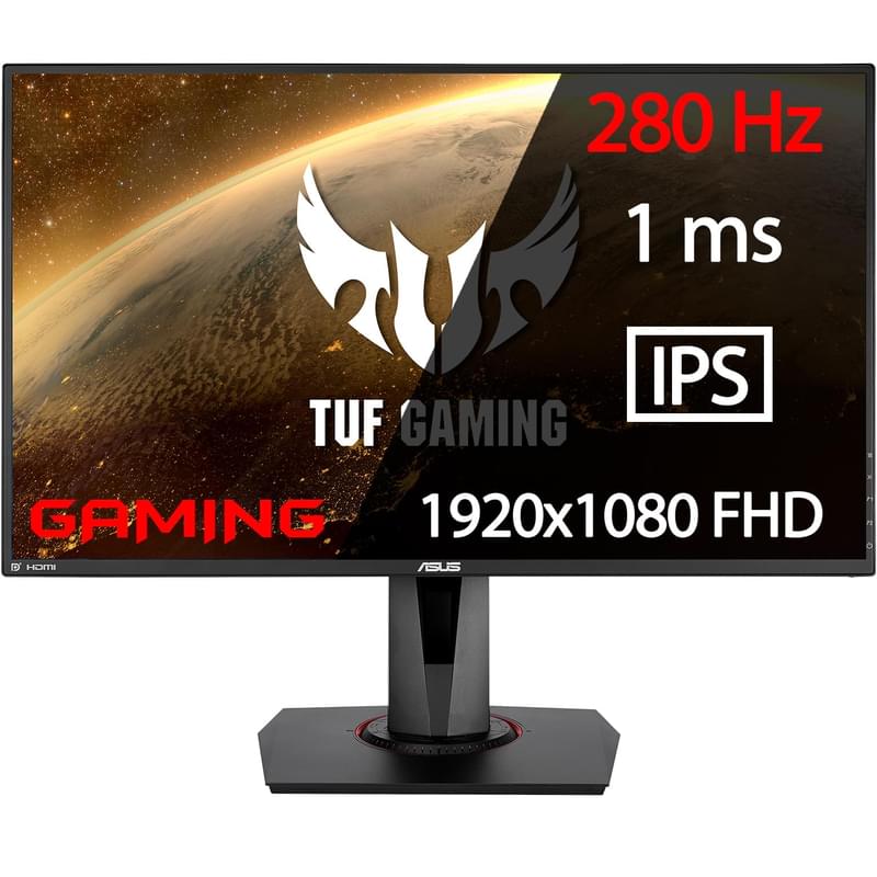 Монитор Игровой 27" Asus VG279QM 1920x1080 16:9 IPS 280ГЦ (2HDMI+DP) Black - фото #0, Technodom.kz