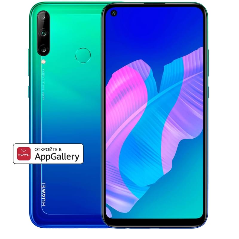Смартфон HUAWEI P40 Lite E 4/64GB Blue - фото #0, Technodom.kz