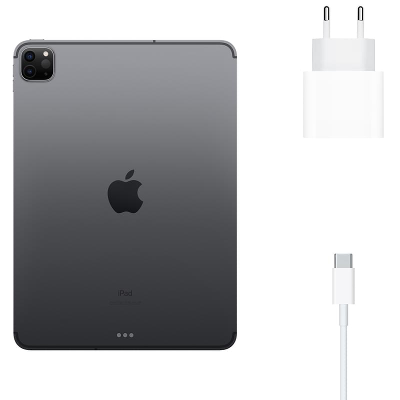 Планшет Apple iPad Pro 11 2020 128GB WiFi + Cellular Space Grey (MY2V2RK/A) - фото #3, Technodom.kz