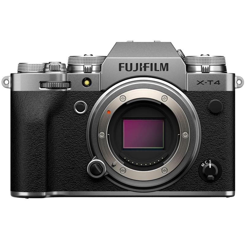 Беззеркальный фотоаппарат FUJIFILM X-T4 Body, Silver - фото #0, Technodom.kz