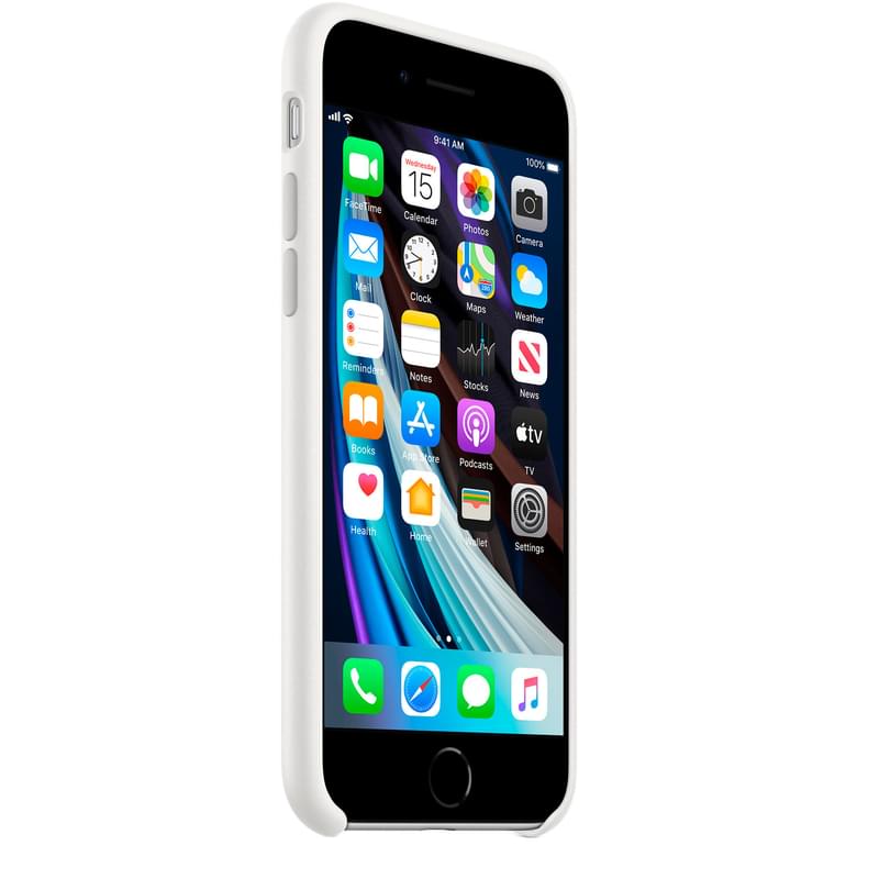 Чехол для iPhone SE (2020), Силикон, White (MXYJ2) - фото #4, Technodom.kz Чехол для iPhone SE (2020), Силикон, White (MXYJ2) - фото #4, Technodom.kz