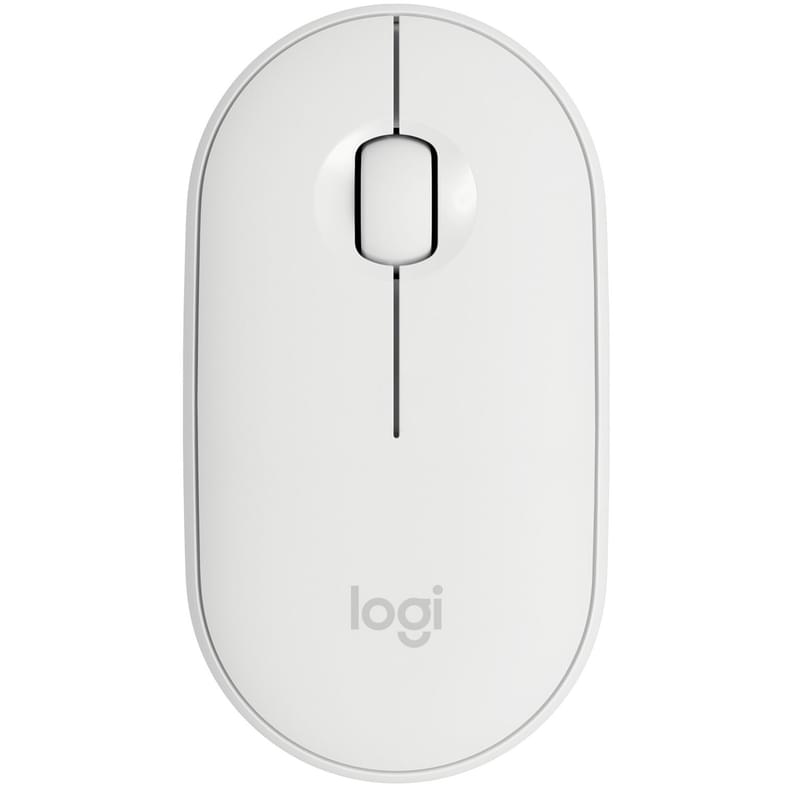 Сымсыз тінтуір USB/BT Logitech Pebble M350, White - фото #0, Technodom.kz