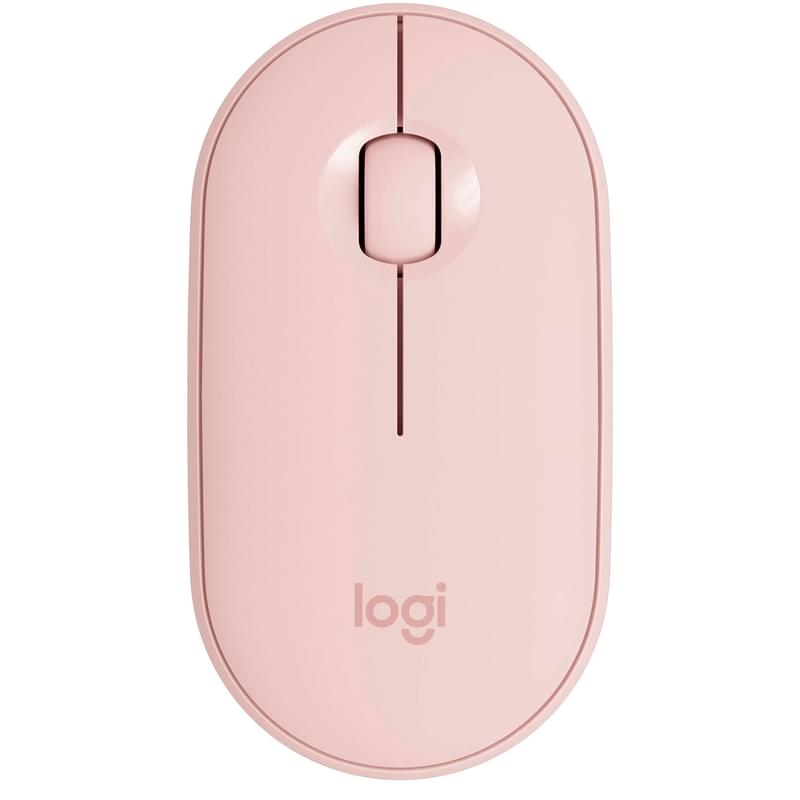 Мышка беспроводная USB/BT Logitech Pebble M350, Rose - фото #0, Technodom.kz