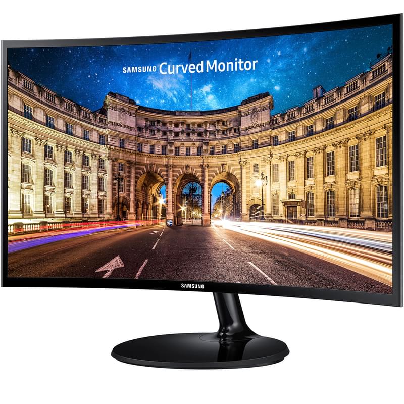 Монитор 23.5" Samsung LC24F390FHIXCI 1920x1080 16:9 VA 60ГЦ (HDMI+VGA) Black - фото #1, Technodom.kz