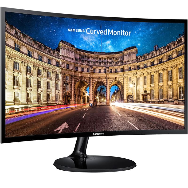 Монитор 23.5" Samsung LC24F390FHIXCI 1920x1080 16:9 VA 60ГЦ (HDMI+VGA) Black - фото #2, Technodom.kz