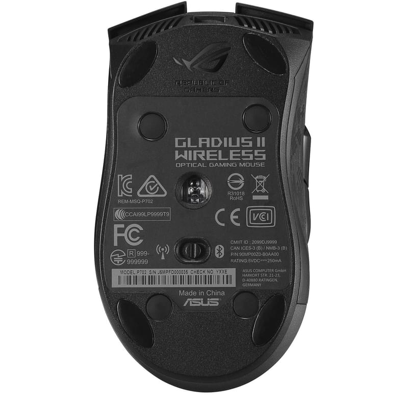 Мышка игровая беспроводная Asus ROG GLADIUS II Wireless - фото #7, Technodom.kz