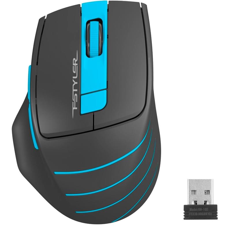 Мышка беспроводная USB A4tech Fstyler FG-30, Blue - фото #0, Technodom.kz