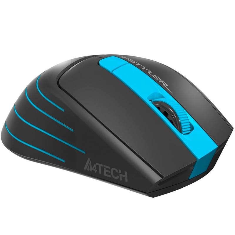 Мышка беспроводная USB A4tech Fstyler FG-30, Blue - фото #4, Technodom.kz