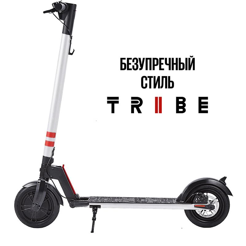 TRIBE HIMBA Электрлі өздігінен сырғанағыш (самокаты), 25 км/с, 120 кг-ға дейін, 20 км, Ақ түсті - фото #1, Technodom.kz
