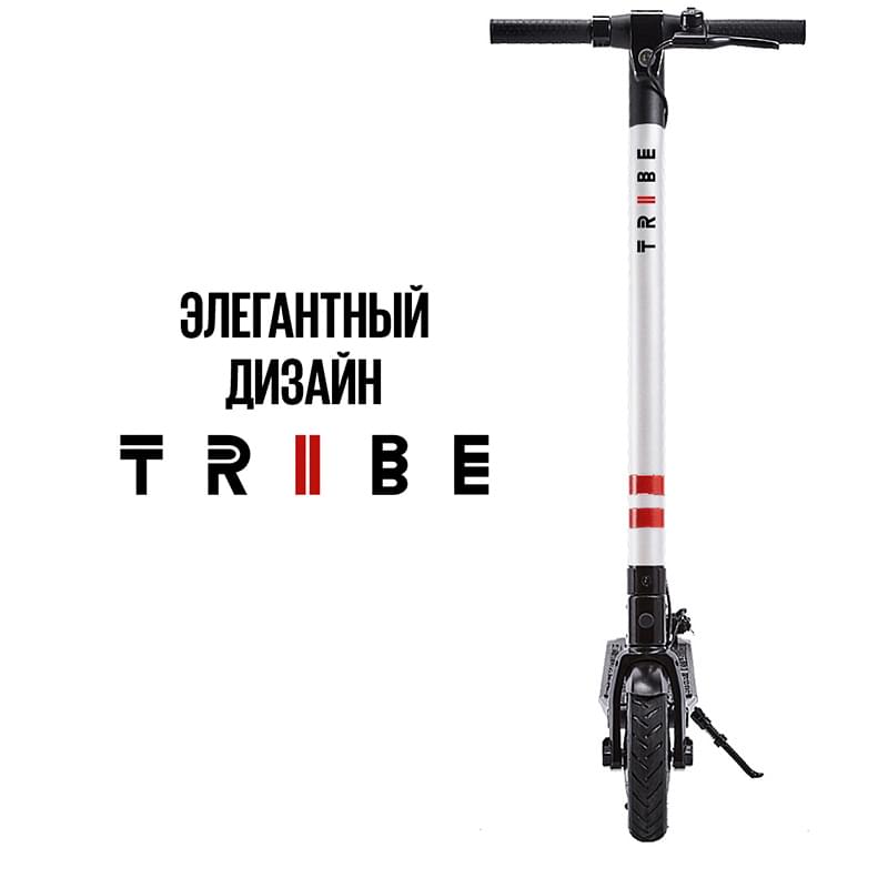 TRIBE HIMBA Электрлі өздігінен сырғанағыш (самокаты), 25 км/с, 120 кг-ға дейін, 20 км, Ақ түсті - фото #2, Technodom.kz