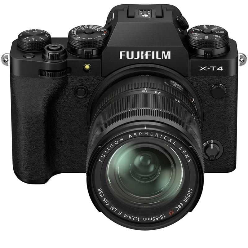 Беззеркальный фотоаппарат FUJIFILM X-T4 Kit 18-55mm Black - фото #1, Technodom.kz