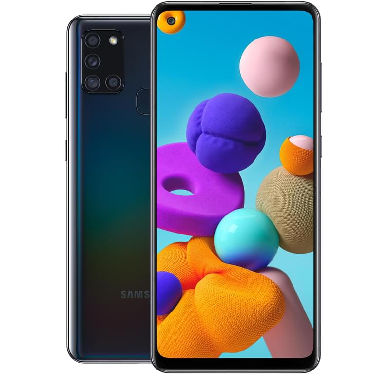 Смартфон Samsung Galaxy A21s 32GB Black - фото #0, Technodom.kz
