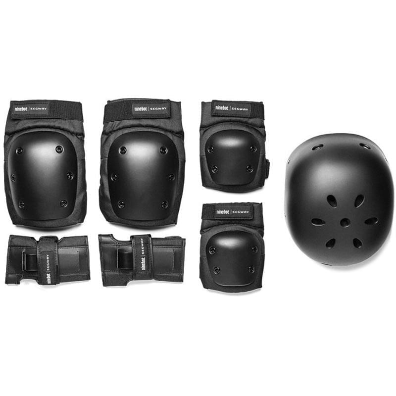 Комплексная защита с шлемом Ninebot KickScooter Protection Kit L, Черный - фото #0, Technodom.kz