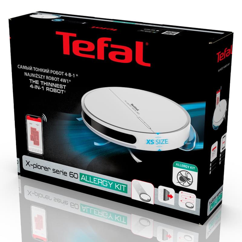 Робот пылесос Tefal X-plorer Serie 60 RG-7447WH - фото #7, Technodom.kz