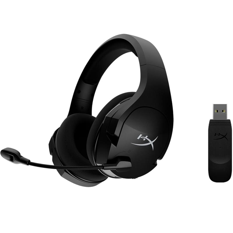 Игровая гарнитура беспроводная HyperX Cloud Stinger Core +7.1 (HHSS1C-BA-BK/G) - фото #2, Technodom.kz