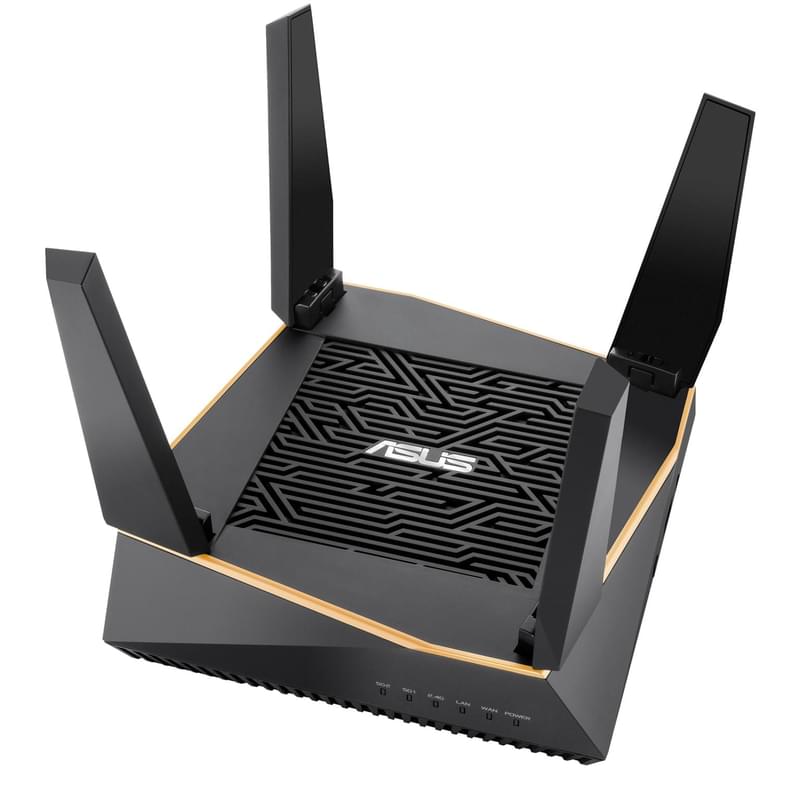 Беспроводной маршрутизатор, ASUS RT-AX92U, Gaming, 4 порта + Wi-Fi 6, 400/867/4804 Mbps (RT-AX92U) - фото #1, Technodom.kz