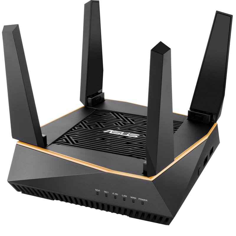 Беспроводной маршрутизатор, ASUS RT-AX92U, Gaming, 4 порта + Wi-Fi 6, 400/867/4804 Mbps (RT-AX92U) - фото #2, Technodom.kz