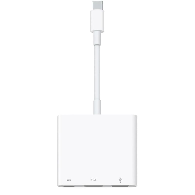 Адаптер Apple USB-C for 1*USB-C,1*HDMI,1*USB2.0 (MUF82ZM/A) - фото #0, Technodom.kz