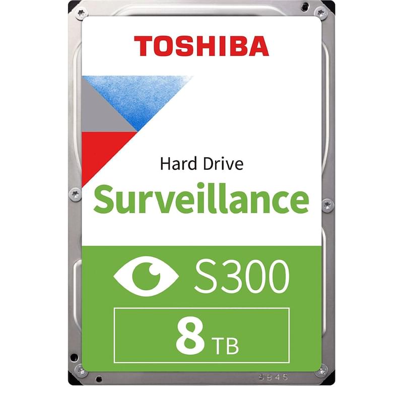 Внутренний HDD 3.5" 8TB TOSHIBA HDETV11ZSA51F S300 Surveillance SATA-III (HDWT380UZSVA) - фото #0, Technodom.kz
