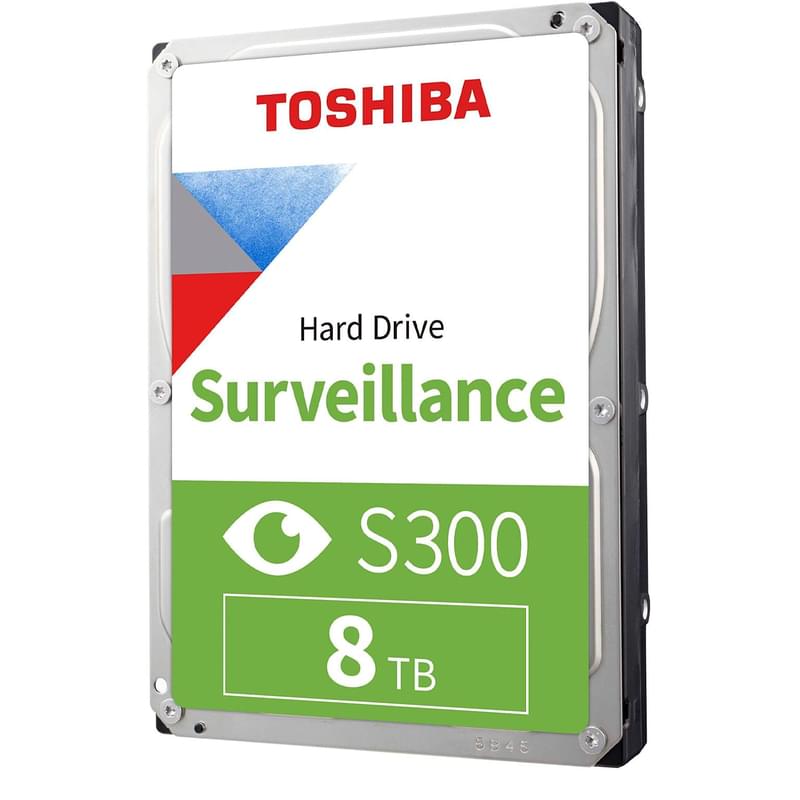 Внутренний HDD 3.5" 8TB TOSHIBA HDETV11ZSA51F S300 Surveillance SATA-III (HDWT380UZSVA) - фото #1, Technodom.kz