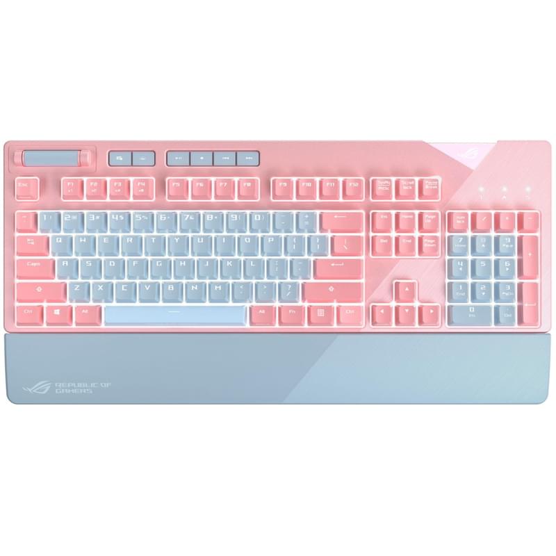 Клавиатура игровая проводная Asus ROG STRIX FLARE RGB MX Red, Pink - фото #0, Technodom.kz