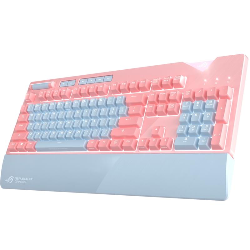 Клавиатура игровая проводная Asus ROG STRIX FLARE RGB MX Red, Pink - фото #1, Technodom.kz