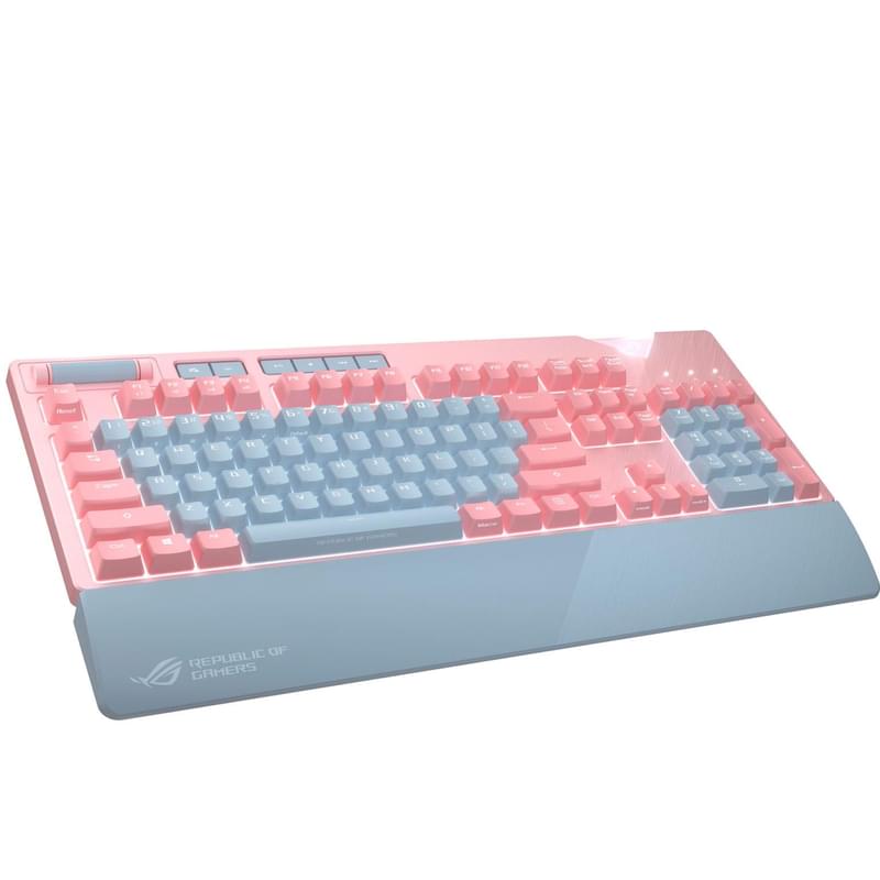 Клавиатура игровая проводная Asus ROG STRIX FLARE RGB MX Red, Pink - фото #2, Technodom.kz