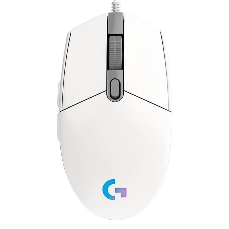 Мышка игровая проводная USB Logitech G102 LIGHTSYNC, White - фото #0, Technodom.kz