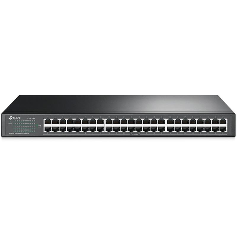 Стоечный коммутатор, TP-Link TL-SF1048, 48 портов 10/100 Mbps (TL-SF1048) - фото #0, Technodom.kz
