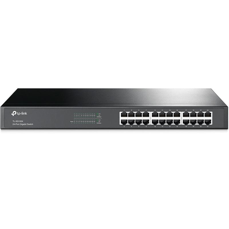 Стоечный коммутатор, TP-Link TL-SG1024, 24 порта 10/100/1000 Mbps (TL-SG1024) - фото #0, Technodom.kz