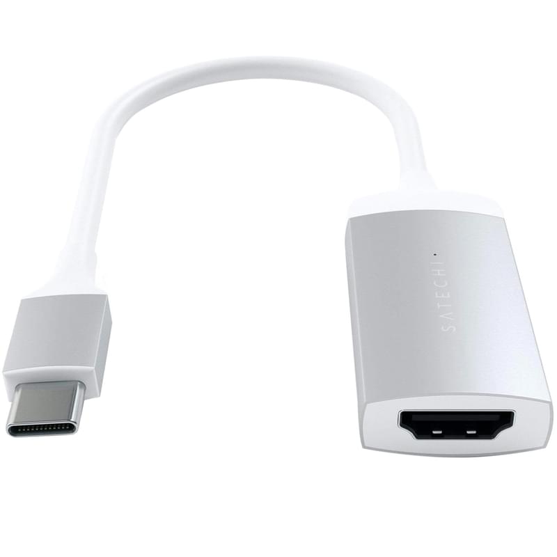 Адаптер Satechi Type-C - HDMI 4K 60HZ, Серебро (ST-TC4KHAS) - фото #0, Technodom.kz
